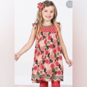 MATILDA JANE GLAD TIDINGS TUNIC DRESS SIZE 4 EUC